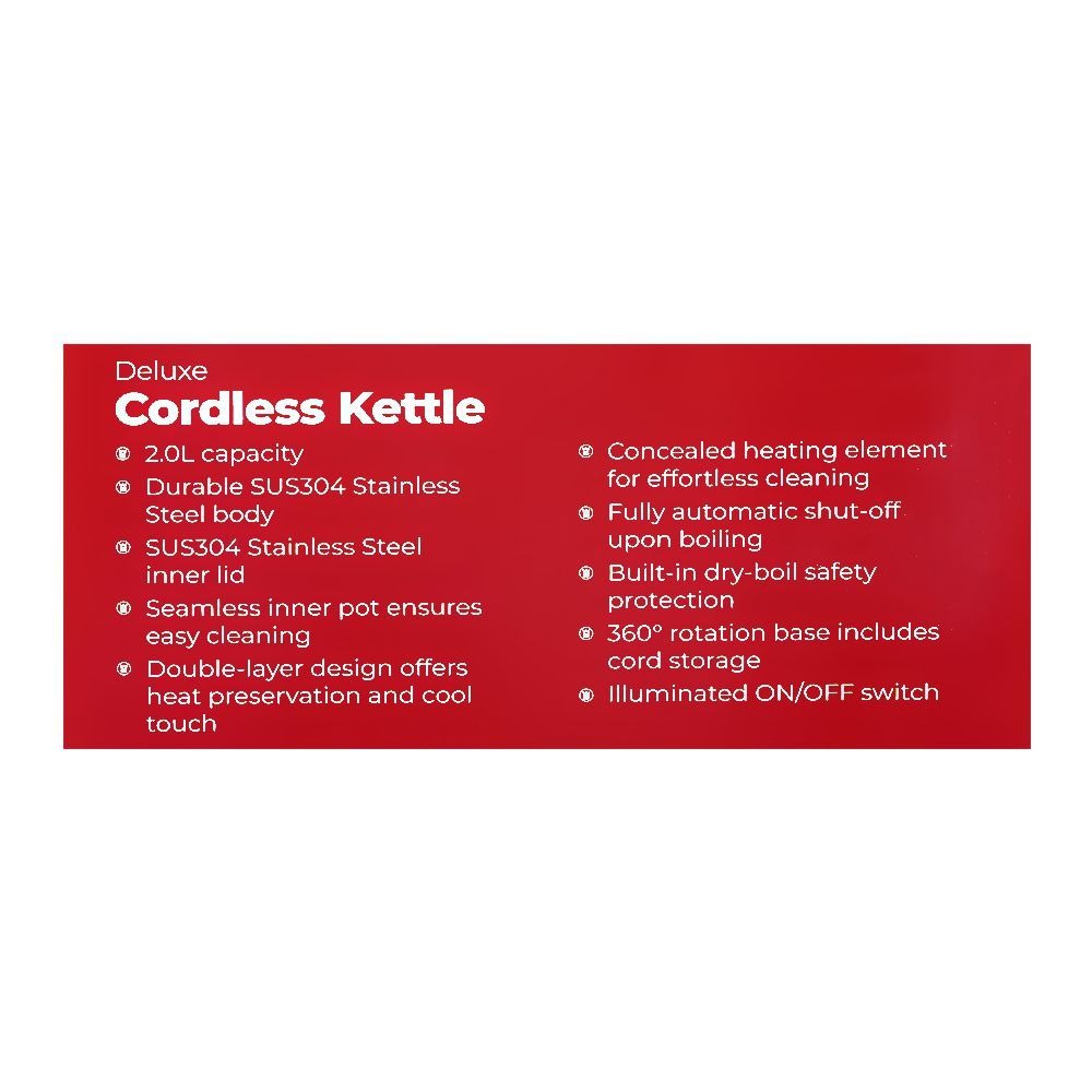 West Point Deluxe Cordless Kettle