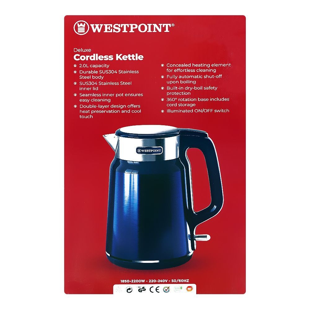 West Point Deluxe Cordless Kettle